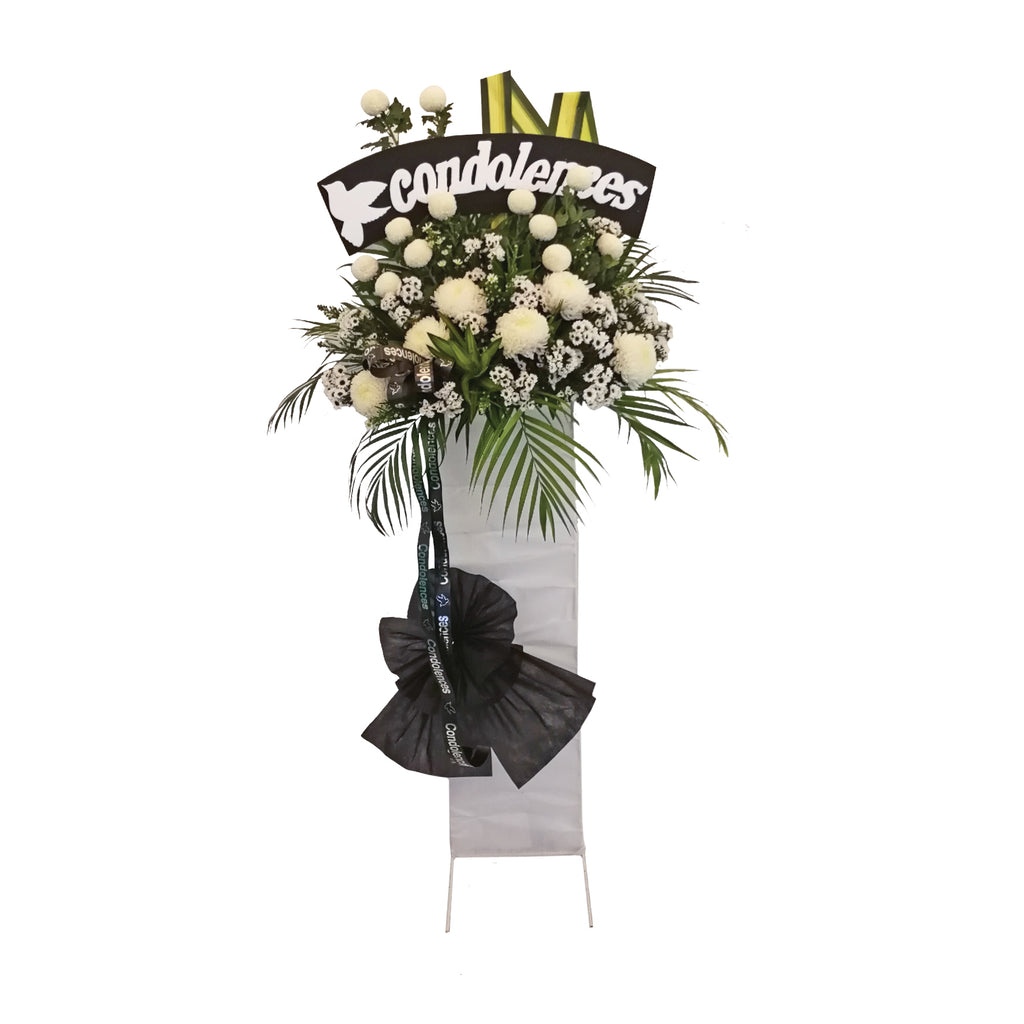 Condolence Stand- 24 💐 - FLOVER Malaysia - The Flower Lover